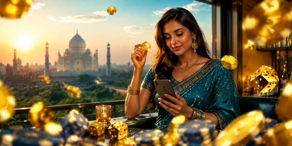 Indian user placing bets via mobile in Chennai
